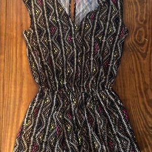 BCBG patterned romper